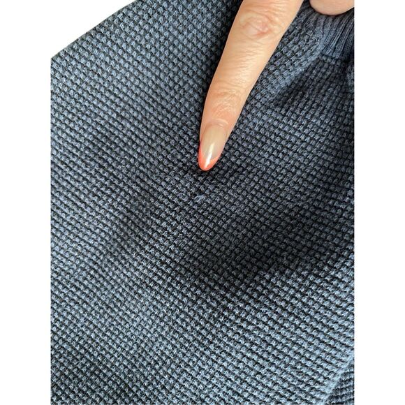 90s Vintage university of Michigan blue thermal oversized sweatshirt size xl - Picture 7 of 7